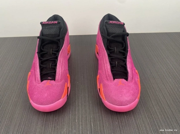 Chep Onekick Low DH4121-600 Jordan Retro 14 Shocking Pink (W) 0528